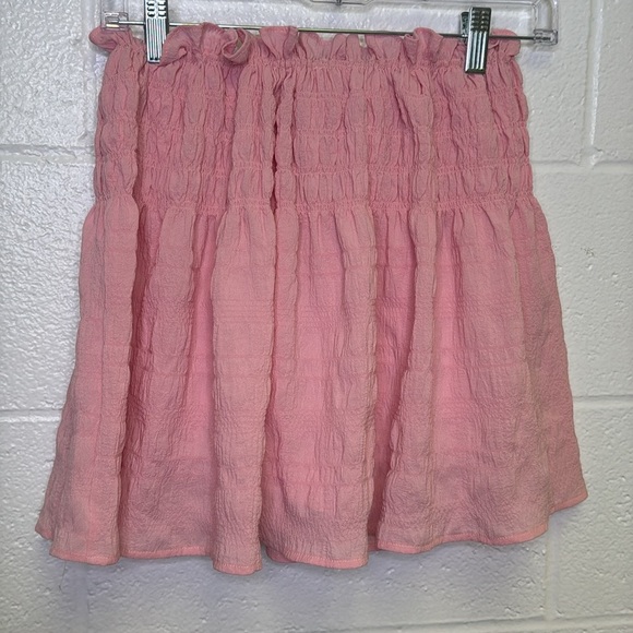 NWT Simply Southern Pink Smocked Bubble Mini Skort - Picture 6 of 6